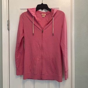 Mossimo pink zipper jacket with hoodie | XS